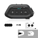 Motorcykel Bluetooth-headset LX2 med mjuk mikrofon IP67 12 timmars batteritid knappstyrning för integralhjälmar utan intercom 2