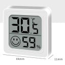 Digitální pokojový teploměr s vlhkoměrem LCD displej 44 x 44 mm Přesné měření teploty a vlhkosti Přenosný interiérový měřič 5