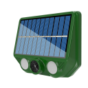 Solcellsdriven ultraljudsdjursavskräckare 20–36,5 kHz skadedjursavskräckare för trädgården IP66 200–300 m USB-laddningsbar 9,4 x 7,4 cm 1