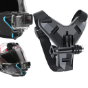 Hjälmfäste för GoPro-actionkameror Kompatibel med integralhjälmar Fastmonterade motorcykelkameror Cykling Skidåkning 4