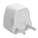 Universell EU-reseadapter 4,0 mm typ C-kontakt 100–240 V flamsäker europeisk uttagsadapter kompakt design 1