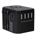 Smart reseadapter med USB, USB-C och AC EU Storbritannien USA Australien Universal väggladdare för internationell användning 2