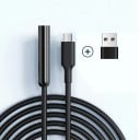 Endoskopkamera 7 mm LED Vandtæt 2-i-1 MicroUSB Type-C Minikamera til Android PC Blødt Fleksibelt Kabel 2 m 2