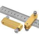 Positioneringsblock för stållinjaler 0-3 mm Stark fixering och exakt justering Linjalhållare 0-30 mm Klämmekanism CNC-bearbetning 5