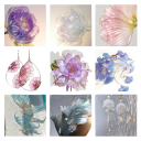 UV-hartslim för trådblomstillverkning Transparent UV-harts Högglanskristallsmycken Ultraviolett härdning DIY 3