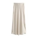 Falda midi elegante ajustada de cintura alta para mujer Falda tubo elegante para el trabajo y la fiesta Moda de oficina Otoño Primavera 2