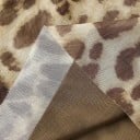 Lång elegant leopardmikjol för kvinnor Snygg djurkjol med midja Mönstrad böljande kjol för höst, vårkväll, stad 3