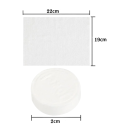 Engångskompressade våtservetter 100 st 20x15 cm Kompakta reseservetter Engångshandservetter Hygientabletter för ansikte och händer 4