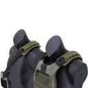 Axelskydd 22x8,5 cm Neutrala färger Andningsbar justerbar rem Ergonomisk axelvadd för ryggsäck Väska Skolväska Bekväm att bära 7