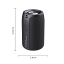 Bärbar Bluetooth 5.2 Högtalare med HIFI Subwoofer FM Radio IPX5 Vattentålig USB TF TWS AUX 2000mAh 7