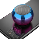 Mini trådlös Bluetooth 5.0-högtalare M3 bärbar stål subwoofer utomhusläge extra bas stereo USB-laddning 3D-ljud 300mAh 4