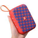 Bärbar Mini Bluetooth 5.0 Högtalare Utomhus Inomhus HIFI Ljud IPX5 Vattentät FM Radio TF Kort USB TWS AUX Mikrofon 400mAh MP3 3W 3