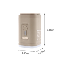 Trådlös miniluftpump 25 W 500 l/min Bärbar laddare USB-C Ljus 5 munstycken Kompaktpump 4440 mWh 5x5x8,4 cm 4