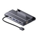 7-i-1-dockningsstation för Steam Deck och Nintendo Switch 13,9 x 9,4 x 2,8 cm HDMI 4K 60Hz PD 100W USB-C RJ45 M.2 5 Gbps USB 3.0 USB 2.0 2