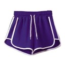 Elastiska fritidsshorts för kvinnor Snabbtorkande lätta shorts med dragsko Bekväma sommarsportshorts med lös passform 6