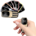 Malý tlačítkový telefon SERVO BM10 2G Dual SIM Bluetooth 3.0 Slot na microSD 0,3MP fotoaparát Odnímatelná baterie 600 mAh Micro USB 6