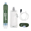 Mini Överlevnadsvattenfilter 0,01 mikron med 500 ml påse Silikonrör 60 cm bärbar vattenrenare Camping Vandring Resor 3