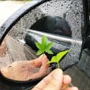 Kulatá ochranná fólie na zpětné zrcátko 80×80 mm 2ks Voděodolná Nano vrstva proti mlžení a oslnění Pro auto SUV Snadná instalace 3