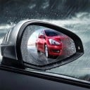 Kulatá ochranná fólie na zpětné zrcátko 80×80 mm 2ks Voděodolná Nano vrstva proti mlžení a oslnění Pro auto SUV Snadná instalace 4