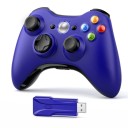 Trådlös spelkontroll för XBOX 360 med USB-mottagare Kompatibel med Windows XP 7 10 Stöder AA-batterier och USB-ström 4