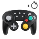 Trådlös handkontroll i GameCube-stil med Turbo-funktion, vibrationsfeedback och konsolväckning, kompatibel med PC och Nintendo Switch 2