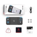 GameSir X25 spelkontroll mörkgrå med Bluetooth för Android iOS och PC Hall-effekter Turbo-funktion trådlös gamepad 2
