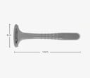 2 ks škrabky na odumřelou kůži 13x4 cm Nástroje na odstranění mozolů Holicí nože na nohy ABS rukojeť Kovová čepel Péče o paty a chodidla 2