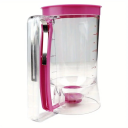 Dávkovač těsta 900 ml s pákovým mechanismem Ruční trychtýř s odměrkou na palačinky, muffiny, cupcaky a další těstoviny 1