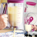 Dávkovač těsta 900 ml s pákovým mechanismem Ruční trychtýř s odměrkou na palačinky, muffiny, cupcaky a další těstoviny 4