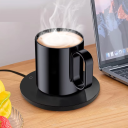 USB-mukinlämmitinlautanen 10 x 0,7 cm sähköinen juomanlämmitin mukimatto pitää lämpimänä kahvin teen toimisto kotitalous 2