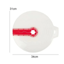 Szilikon védőburkolat turmixgéphez 31 x 34 cm Fröccsenésgátló fedél tojások habverésekor Konyhai segédeszköz keveréshez Biztonságos sütéshez 2