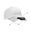 Genopladelig mini LED-pandelampe med USB-kappeklips 6 LED'er IPX4 vandtæt berøringsfri kontrol 1000 mAh drejelig bærbar pandelampe 6