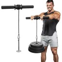 Handleds- och underarmsstärkare med stålhandtag 39 cm Justerbar rem med karbinhake Grepptränare för hemmaträning 3