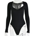Bodys de mujer con escote profundo 2