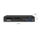 16-kanalig 4K NVR-inspelare med AI-ansiktsigenkänning 8MP IP-kamera CCTV-system HDMI-utgång Fjärråtkomst USB-backup Rörelsedetektering 3