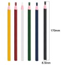Set med 12 kritpennor, 170 x 8,5 mm, raderbara tygpennor, lapptäcke, sömnad, gör-det-själv-kläder, broderi och skrädderi 9