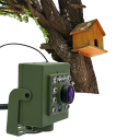 WiFi Fågelholkkamera 5MP 2.8mm IR-CUT Nattseende Ljud IP-kamera för fåglar och husdjur Rörelsedetektering SD-kort FTP RTSP Android iOS 2