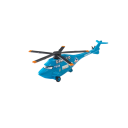 Helikoptermodell i legering 1:55 Disney Pixar Cars 3 Dinoco King Helikopter i metall för barn, detaljerat fordon för filmfans 4