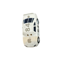 Leksaksbil i legering Disney Pixar Cars 3 Apple iCar Vit 1:55 Metallmodell av engelsman Vit racerbil Leksak för barn Samlarbil 2