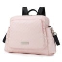 Vattentät skötryggsäck 34 x 32 x 12 cm polyester PU-väska för mammor nyfödd resväska stor kapacitet 3