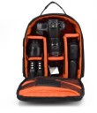 Ryggsäck för DSLR-kamera och objektiv med justerbara vadderade avdelningar Stativfäste Vattentålig Polyester 25 x 33 x 15 cm 3