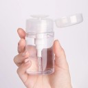 Dispenser med pump 200 ml Tom plastflaska för desinfektionsmedel, nagellacksborttagning eller ansiktsrengöring 3