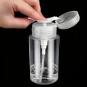 Dispenser med pump 200 ml Tom plastflaska för desinfektionsmedel, nagellacksborttagning eller ansiktsrengöring 4
