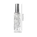 Atomiseur de parfum en verre 10 ml Flacon rechargeable avec pompe en aluminium Flacon de voyage pour parfum ou assainisseur d’air 2