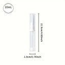 Distributeur de crème ou de sérum 10 ml 11,9 x 1,9 cm Flacon cosmétique rechargeable avec dosage précis et système de vide 5