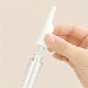 Kräm- eller serumdispenser 15 ml 15,4 x 1,9 cm Återfyllningsbar flaska med vakuumbotten och -spets för exakt dosering av kosmetiska produkter 5