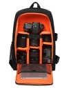 Ryggsäck för DSLR-kamera och objektiv med fack för bärbar dator 15,6 tum Stativfäste Vattentålig 30 x 43 x 15,5 cm 3