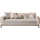 Sofabezug, gewebte Sofahusse aus Baumwolle und Leinen, rutschfest, universeller Bezug, für alle Jahreszeiten geeignet, 70 x 120 cm 1