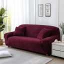 Sofföverdrag i sammet, 4-sits, 235x300 cm, elastiskt sofföverdrag, färgglatt hörnsofföverdrag för vardagsrum 6