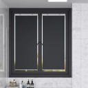 Mörkläggningsrullgardin utan borrning 40 x 60 cm Sugkoppsstöd Gardin Sovrumsgardin Solskydd 5